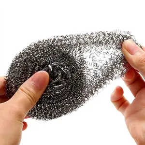 20-Pack Durable Stainless Steel Metal Cleaning Scrub Pads - Kitchen, Bathroom Cleaning Tool
