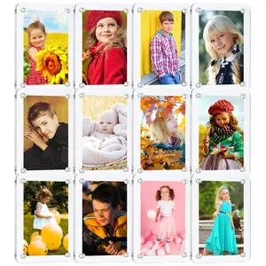 Acrylic Photo Frame for Capturing Kids' Interests, Sports-Themed Rectangular Design, Perfect for Displaying Memories