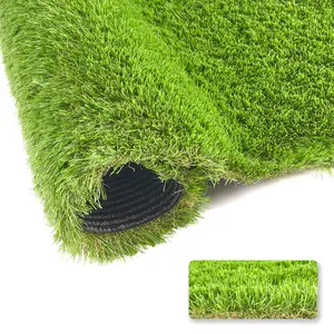 35mm 4-Tone Realistic Artificial Grass Turf Mat with PP+PU Latex Backing, Multipurpose Indoor-Outdoor Lawn Rug for Patio, Pets, Multiple Sizes (3×5Ft,4×6Ft,5×8Ft,6×10Ft,7×15Ft) Available, Mid-Year Sale Deal party plant