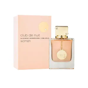 Earthy Citrus Rose Vanilla Perfume , Armaf Club De Nuit for Women Eau de Parfum Spray, 3.6 Ounce