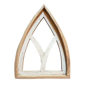 Mini Cathedral Wood Window - The Mini Cathedral- 2 Colors - Buy 1 or A Set of 2 Available