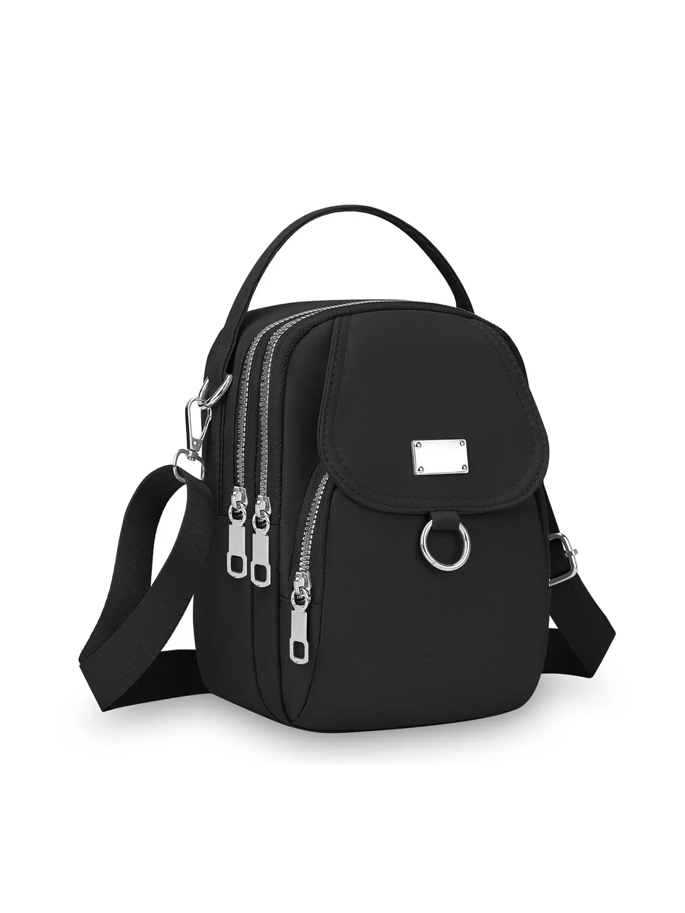 Fashionable and simple solid color small bag for women's crossbody bag, lightweight and casual backpack with multiple pockets, versatile bag for women, suitable for commuting, shopping, dating, parties, outings and other occasions.