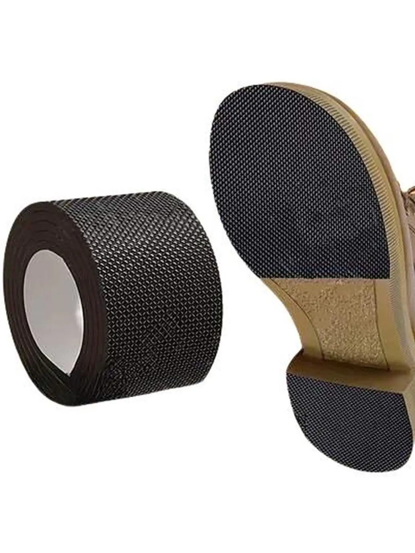 Durable Anti-Slip Self-Adhesive Shoe Pads, Multi-Size Grid Pattern Wear Resistant Silent Sole Stickers for High Heels & Sports Shoes, Non Slip Sole, Shoe Protector