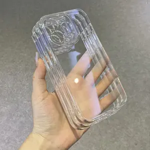 Set of 3 Ultra Slim Transparent TPU Phone Cases for Iphone Models 17, 16, 15, 14, 13, 12, 11 Pro Max, X, Xr, Xs Max, 7, 8 Plus with Clear Back Protection, for Iphone Case, Handphone Case, Casing