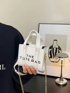 Women's Multifunctional PU Tote Bag, Crossbody & Handheld, Waterproof Lightweight, Stylish Square Bag, Ideal for Work, Vacation, Daily Use
