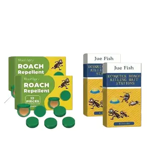 Holiday Haul Deworming Cockroach Bait Station - Kitchen and Home Cockroach Removal Full Nest Cleaning Agent for Effective Cockroach Control