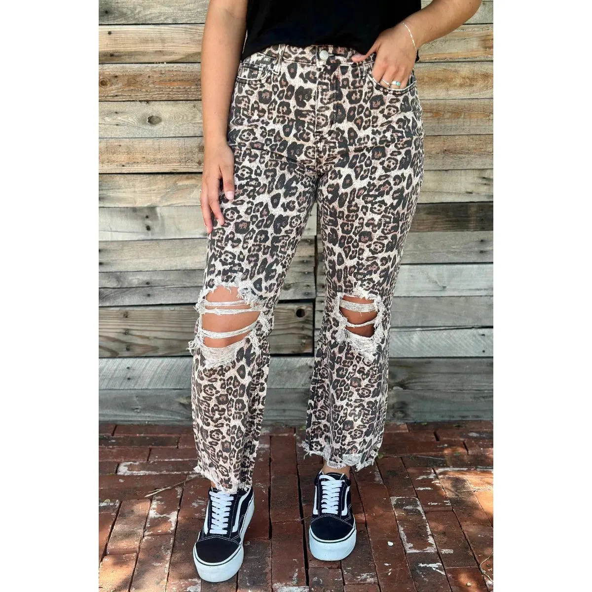 Hear Me Roar Leopard Jeans
