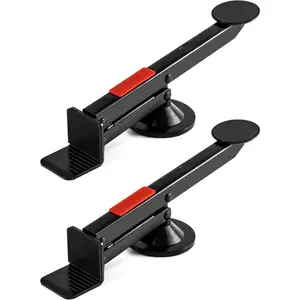 Swivel-Type Door and Board Lifter, 2 Pack Door Lifter Installation Tool, Black