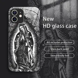 Suitable for [iPhone 11] New high-end simple environmentally friendly glass mobile phone case New business simple explosion-proof glass mobile phone case Affordable environmentally friendly anti-fall and anti-fingerprint 995