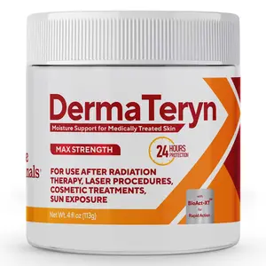 Marie Originals DermaTeryn Sunburn & Post Radiation Cream | Natural Moisture Barrier for Dry, Irritated or Sensitive Skin | Petroleum-Free, Fragrance-Free | 4 oz