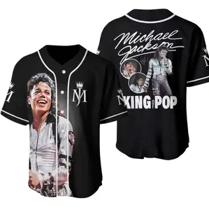 Michael Jackson Baseball Jersey Shirts King of vpop gift for fans