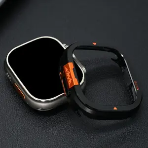 Aluminum Alloy Watch Case for Apple Watch Ultra 49mm Series 10 46mm, Full Cover Bumper Frame for Apple 10 46mm Ultra 49mm Case, Durable Wearable Protector, Electronics Accessories, Protective, Smartwatch Accessories, Wearable Tech Accessories