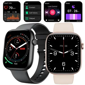 Aolon Huafit S10 smartwatch — a Valentine’s Day gift with a 1.83" borderless IPS display, Bluetooth calling, 23+ sports modes, message reminders, IP68 waterproof, compatible with Android & iPhone, for Women & Men