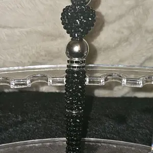 Black Great Rhinestone Pen with Elegant Design and Sparkling Rhinestones for a Stylish Writing Experience
