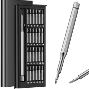 25 in 1 Mini Precision Screwdriver Set,  Professional Magnetic Tiny Repair Tool Kit for Phone, Macbook, Computer, Watch, Laptop, Ring Doorbell, Eyeglass, Electronic, Screw Driver [Bearing Steel]