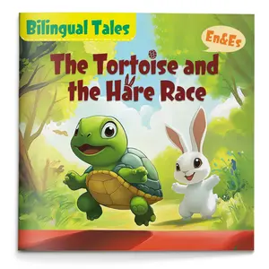 Bilingual English-Spanish Story Book Set – Classic Animal Tales for Kids Learning Two Languages Bilingual Activity Book