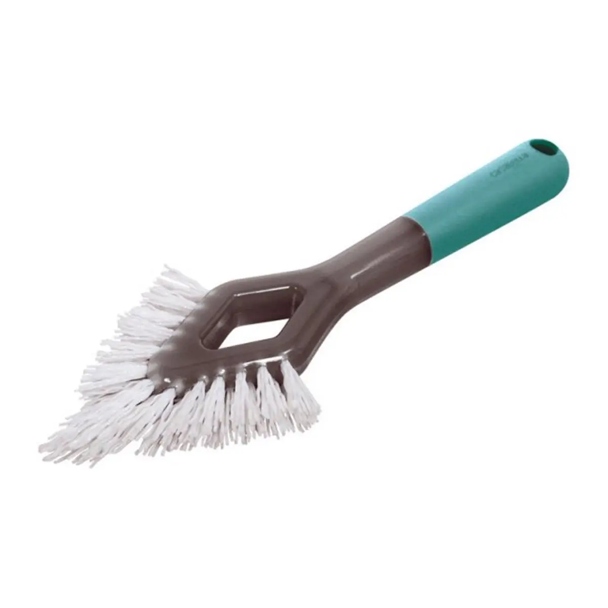 Electric Spin Scrubber - Heavy Duty Grout Cleaning Brush with Handle, Graphite Plastic, 10x3.5x1 in, Medium Stiffness, Cross-Action, 8x Scrub Edges (8x as Many Scrubbing Edges), for Shower & Stove Tops (Model 15933), Multifunctional, Eight Times As Many S