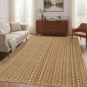 Kitchen Rug Non-Slip Washable, Absorbent Kitchen Mat for Floor, Woven Kitchen Runner Rug with Rubber Backing, Durable Stain Resistant Kitchen Carpet for Sink, Modern Boho Kitchen Decor, Anti-Skid Floor Runner