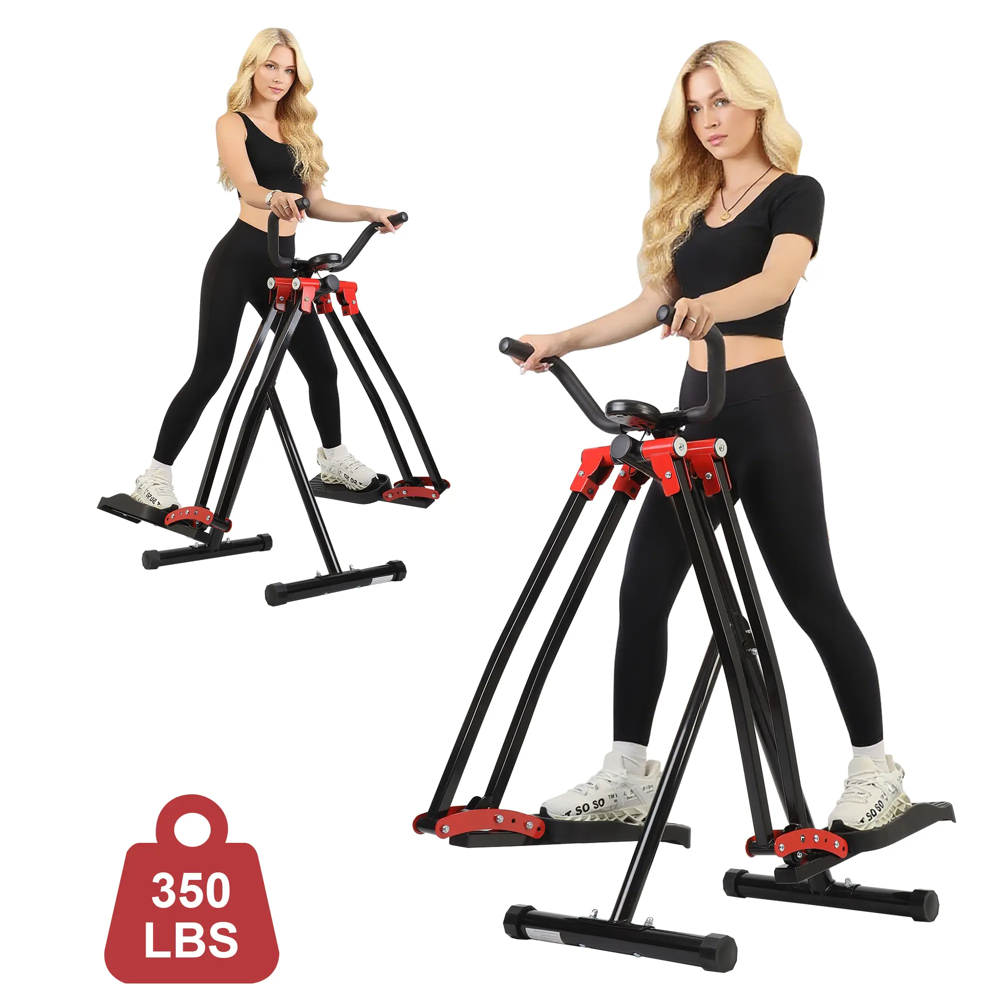 Home fitness equipment: Treadmill, treadmill, elliptical machine. 300-pound load capacity. Smooth and quiet training experience. Anti-slip pedals. Suitable for low-intensity exercise. Home gym equipment.