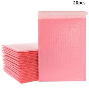 20 Pieces Polyethylene Bubble Mailers, Small Business Packaging, Shipping Envelopes, Protective Pouches, Postal Supplies, Mailing Envelopes