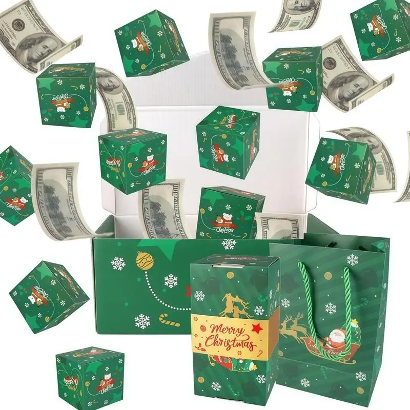 Money Explosion Gift Box, Creative Funny Gift for Cash Gifting, Ideal Surprise Popping Box for Birthdays & Holidays, Festive Party Supplies for Unforgettable Moments, Ideal Gift