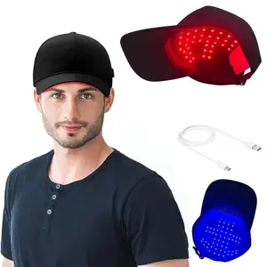 Rechargeable Light Relaxation Cap, LED Hair Care Hat with Blue Light, Lithium Battery, New Condition, Ideal for Friday Sale