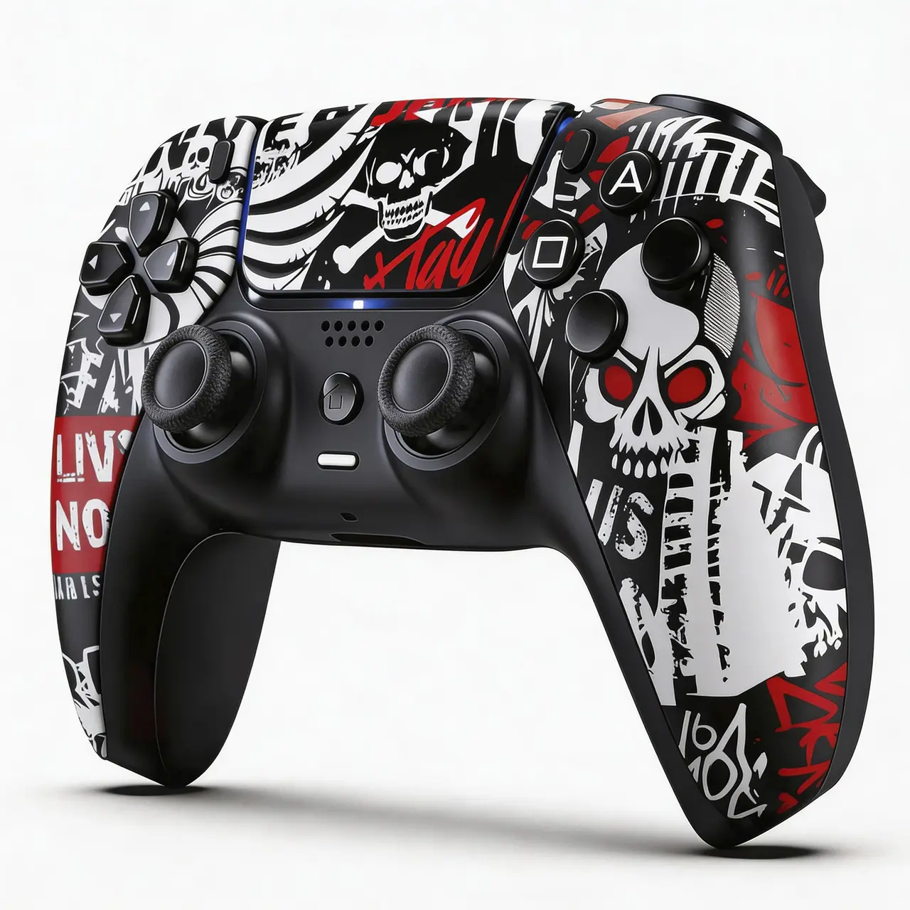 PKMACE Wireless Controller for PS5 , PS5 Pro & Slim Console, Dual Vibration, 6-Axis Gyro, with 3.5mm Audio Jack and Built-in Microphone, Different Colors