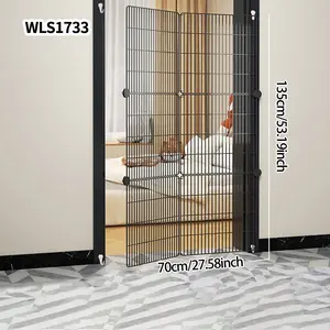 Small Dog Fence Pet Door Gate Isolation Barrier, Sturdy Safety Fence, Dog Gate Divider Indoor Staircase Guard, Teddy Bear Safety Rail