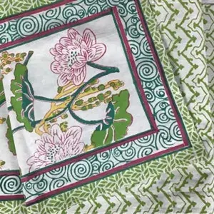 Natural Habitat Block Print Table Runner