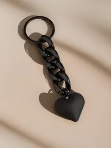 Heart Shaped Keychain, Heart Design Keychain, Minimalist Bag Accessory, Car Pendant, Phone Ornament, Versatile Keychain, Trendy Cute Keychain, Stylish Keychain, Fashionable Alloy Keychain