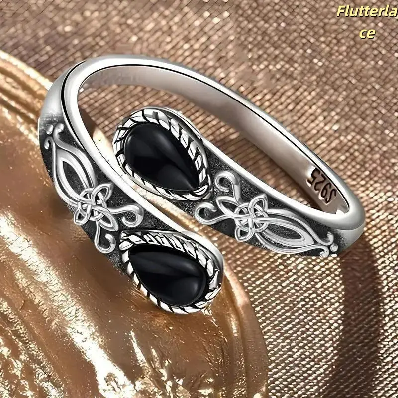 Women’s Vintage Moonstone Ring Adjustable Butterfly Boho Ring Silver Plated Nickel Free Hypoallergenic Crystal Ring Spiritual Jewelry for Daily Wear Gift for Her Birthday Holiday Outfit Accessories tiktokshopbacktoschool