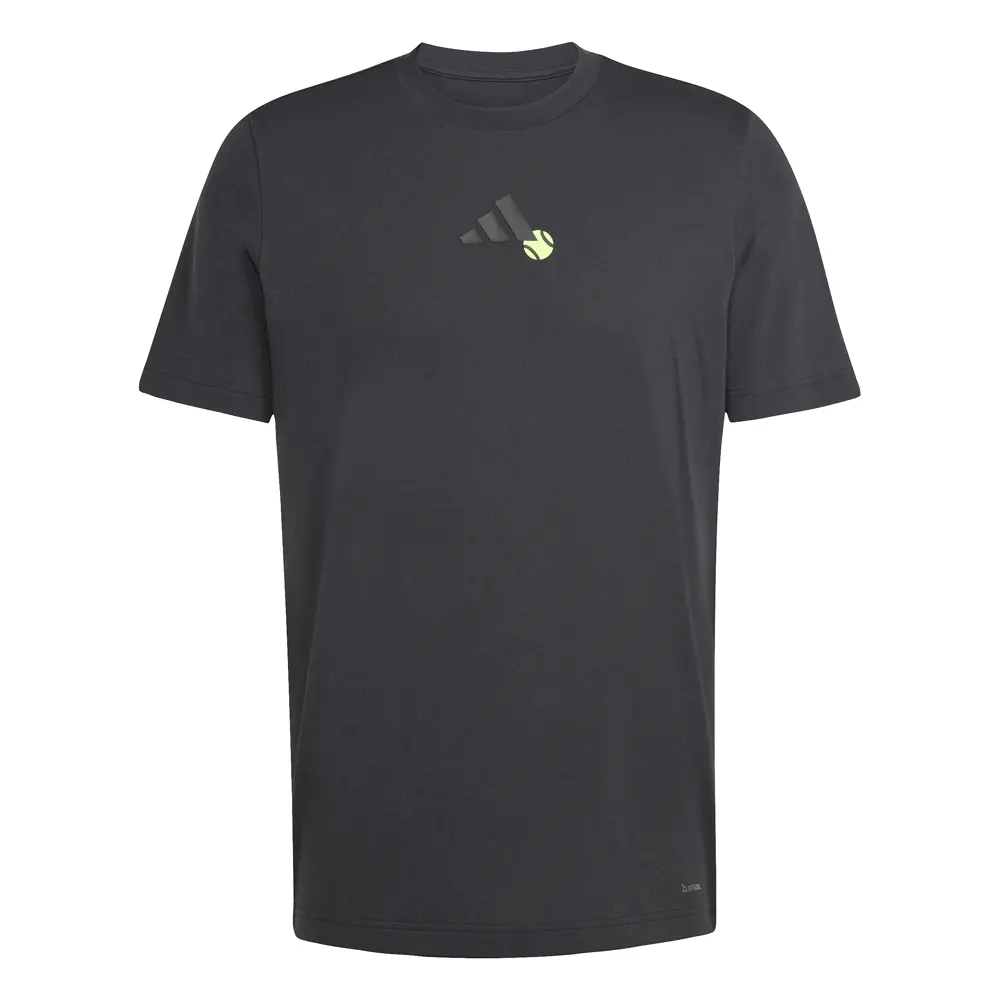 adidas Mens Jeu Graphic Tee Casual Tops Casual - Black