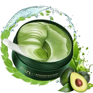 ZOZU 60 Pcs Avocado  Eye bagMask, Under Eye Patches for Dark Circles and Puffiness, Moisturizing hydrate Nourishing Eye Treatment Mask, Improving Eye Skin Dryness, Fine Lines and Wrinkles,Skin Care Gift Moisturizer Hydrating Comfort, Mother's Day Gifts