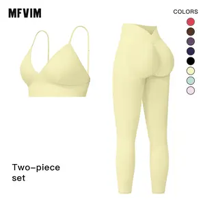 Women's Solid Color Cut-Out Backless Camisole Top & High-Waist Leggings Tracksuit Set, Sporty Comfortable Breathable Outfits for Yoga, Gym, Workouts, Running, Valentine's Day Gift for Girls, Ladies' Summer Sports Wear Athleisure Sweatsuit