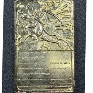 1999 Burger King Charizard 23K Gold Plated Pokemon Card Promo #6