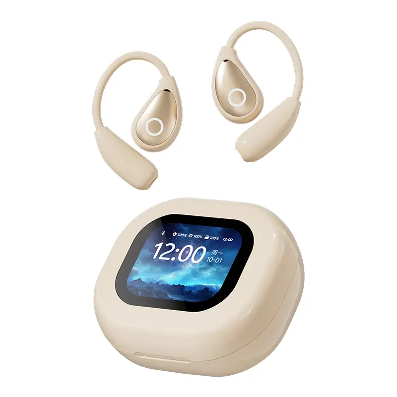 【Black Friday Offer】M94  New Smart Screen Wireless Earbuds Next-Gen Earbuds  Lossless Sound  Extreme Bass | Perfect for Workout & Travel2025 Touch IC Earbuds | Dual Core 5.4 | Crystal Clear Stereo design headphone