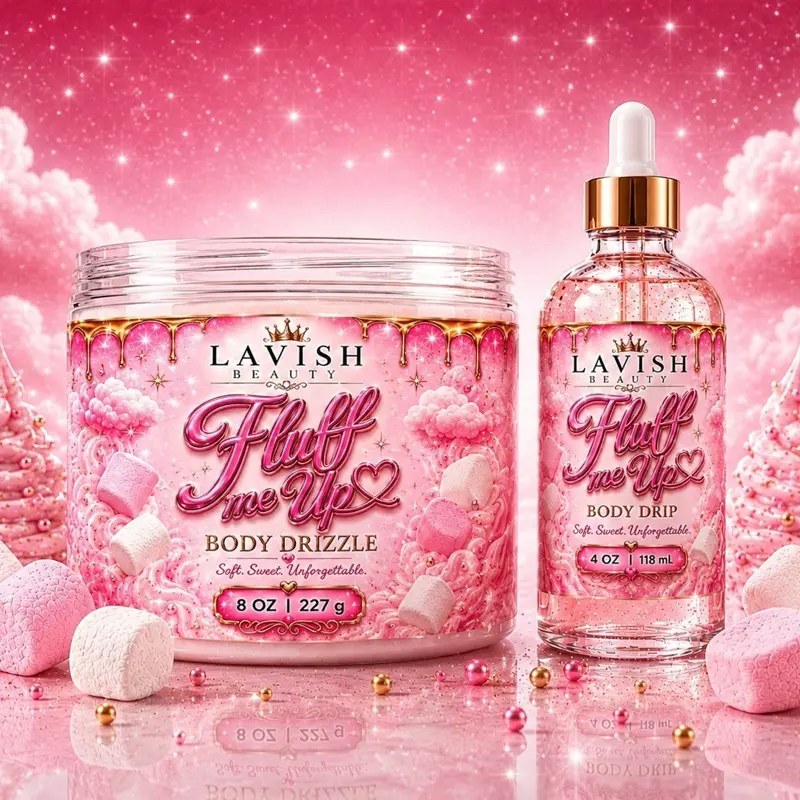 Fluff Me Up Body Oil Duo, Hydrating Soothing Moisturizer for Dry Skin, Beauty & Personal Care Body Care Product