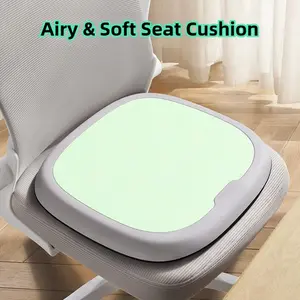 Airy & Soft Seat Cushion, 1 Pair Removable Washable Chair Pad, Comfortable Chair Cushion for Office and Car, Home Supplies