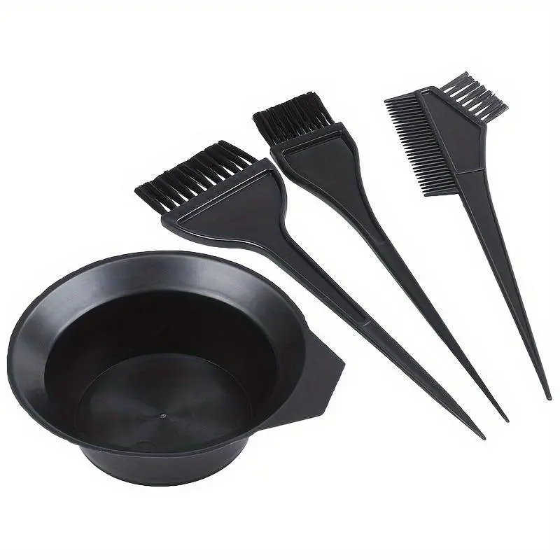 1set Professional Hair Dyeing Kit with Comb, Brush & Mixing Bowl - Ideal for DIY Salon-Quality Coloring, Balayage & Bleaching at Home, Perfect for Partial Hair Color Treatments, Hair Dye Accessories