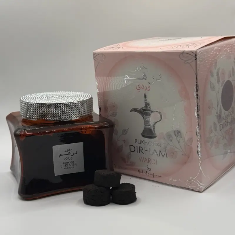 Bukhoor Dirham Wardi - Rich Long-Lasting Fragrance for Home Elegance and Warmth - Perfect for Relaxing Moments Special Occasions or Everyday Luxury