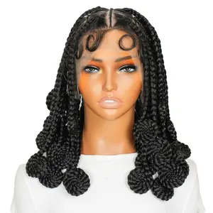 SuperNova 16" Full Lace Braided Wig Premium Synthetic Hair, Natural Look, Comfortable Fit