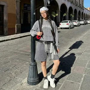 Arirang World Tour 2026 Acid Wash Hoodie & Shorts Set, Vintage Korean Streetwear Outfit, Oversized Washed Pullover Hoodie With Matching Sweat Shorts