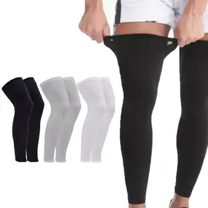 Unisex's Solid Color Sports Leg Sleeves, Breathable Comfortable Sports Leg Sleeves, Sports Accessories for Outdoor Running, Womenswear, Minimalist