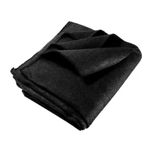 Warm Blanket 64" x 84" 4-lb. with 80% Wool - Black - New