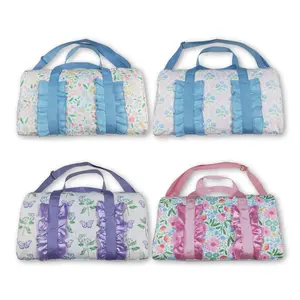Floral duffels travel duffels spring weekend bag travel sports bag packing bag girl friends bridesmaid gifts