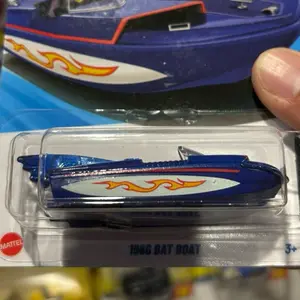 1966 Blue Bat Boat 1:64 scale Diecast