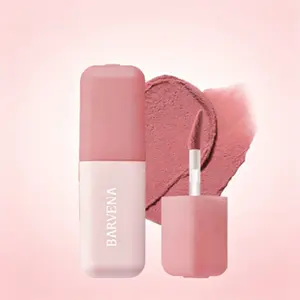Barvena Blurry Lip Duo - Nude Blur Tint & Soft Velvet Matte Lip & Cheek Stain with Airbrushed Finish Vegan Cruelty-Free Makeup for Everyday Use - Gloss, Lipgloss