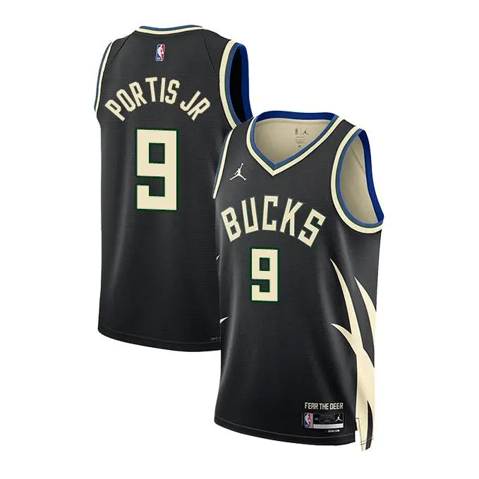 Jordan 2022 Statement Edition Bobby Portis Milwaukee Bucks Swingman Jersey