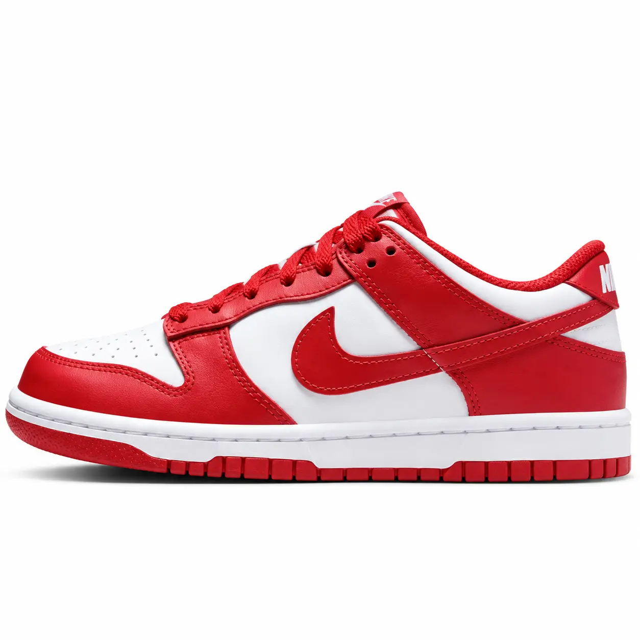 Nike Dunk Low White University Red Women Sneakers( SKU:  FB9109-119)