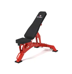 RitKeep 1300lbs Heavy Duty Weight Bench, Adjustable Weight Bench Workout Bench Press Set for Home Gym Strength Training, Portable Incline Bench with Wheels for Full Body Fitness